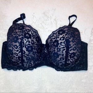 Navy Lace Bra